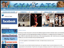 Tablet Screenshot of gymcats.com